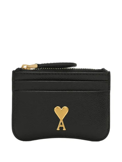 AMI Paris Paris Paris zipped card holder