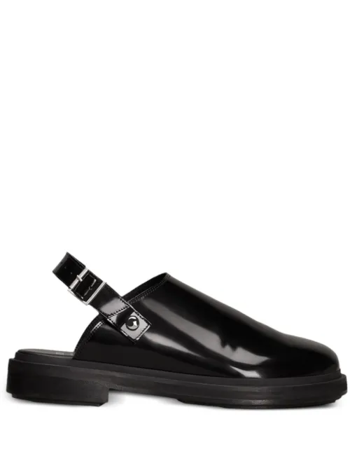 Sandales en cuir verni - AMI Paris - Modalova