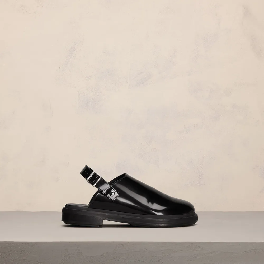 Anatomical Toe Mule Black Unisex - 43 - AMI Paris