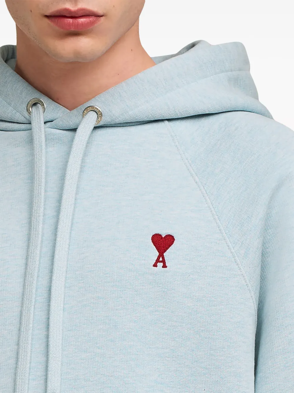【AMI PARIS】Ami De Coeur コットン パーカー ブルー AMI Paris Ami De Coeur パーカー | ブルー | FARFETCH JP
