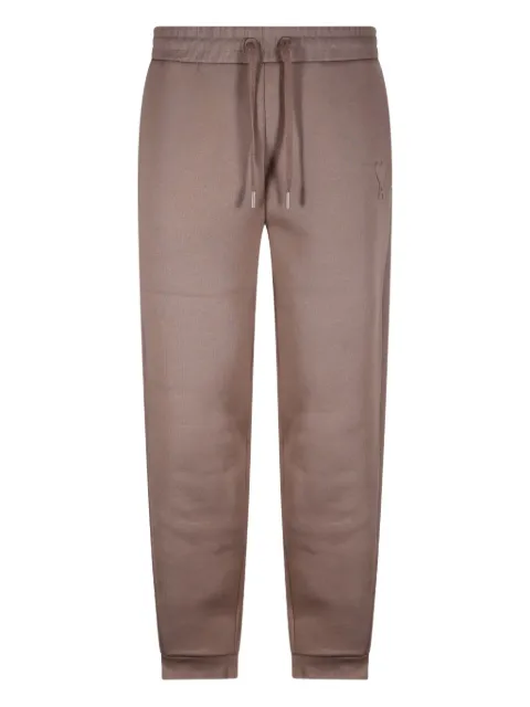 AMI Paris embossed-logo track pants