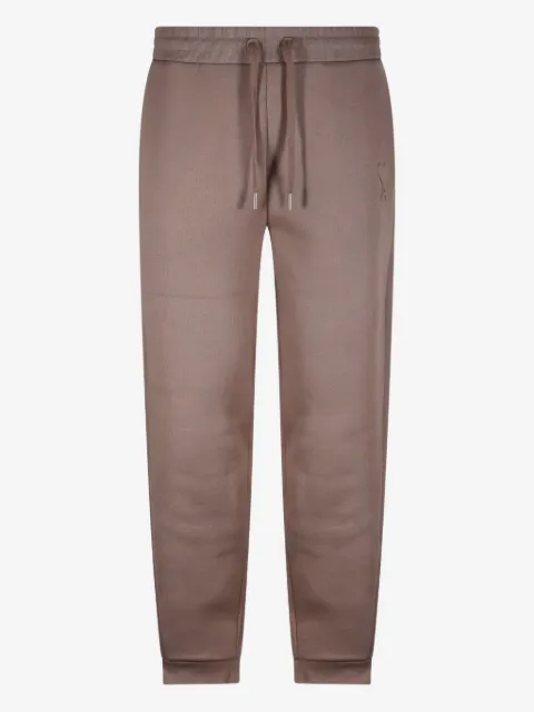 AMI Paris embossed-logo track pants