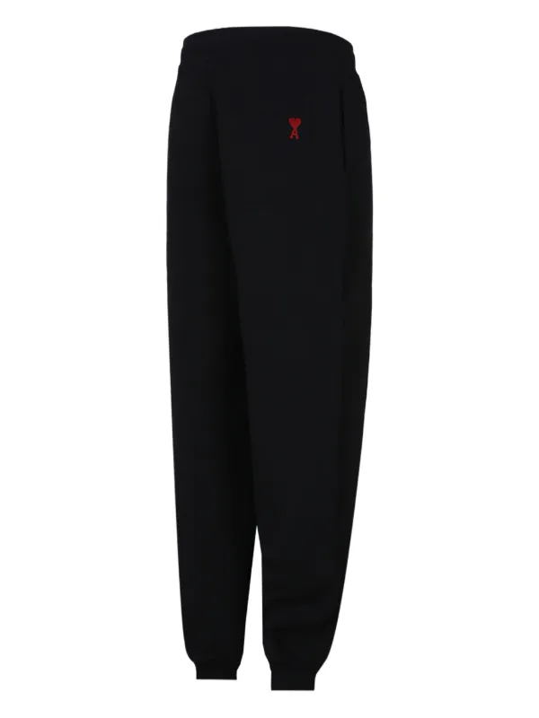 AMI Paris Ami De Coeur トラックパンツ | ブラック | FARFETCH JP