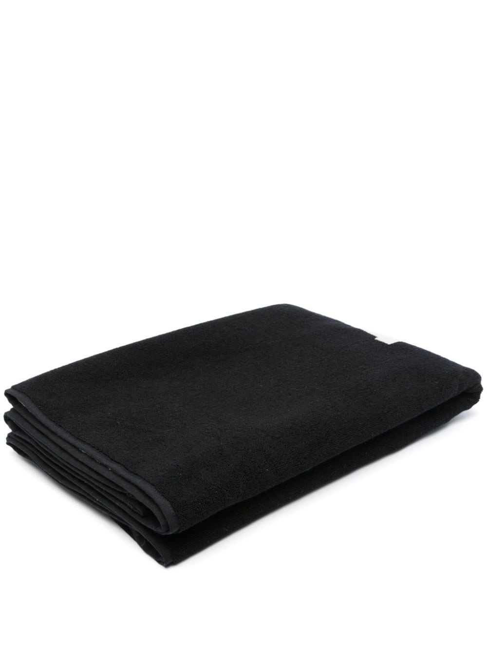 Shop Ami Alexandre Mattiussi Ami De Coeur Cotton Towel In Black