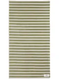 AMI Paris striped cotton bath towel - Green