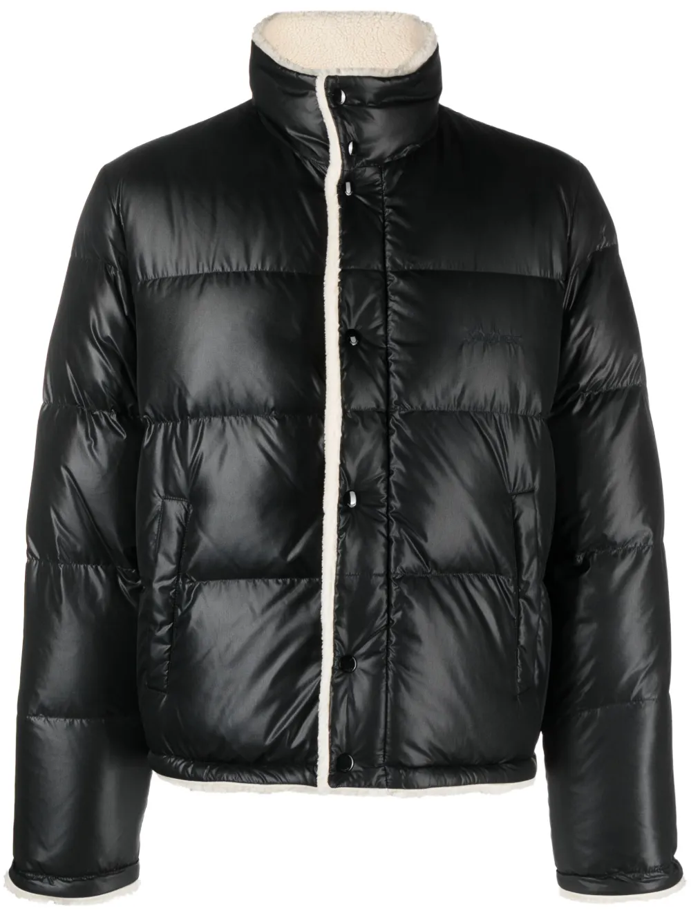 Saint Laurent Gewatteerd jack Zwart