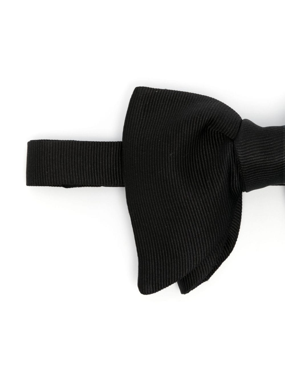 TOM FORD textured silk bow tie - Zwart