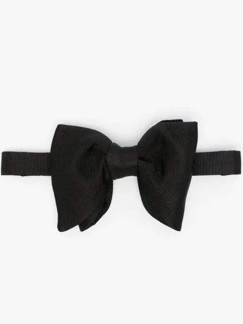 TOM FORD textured silk bow tie 