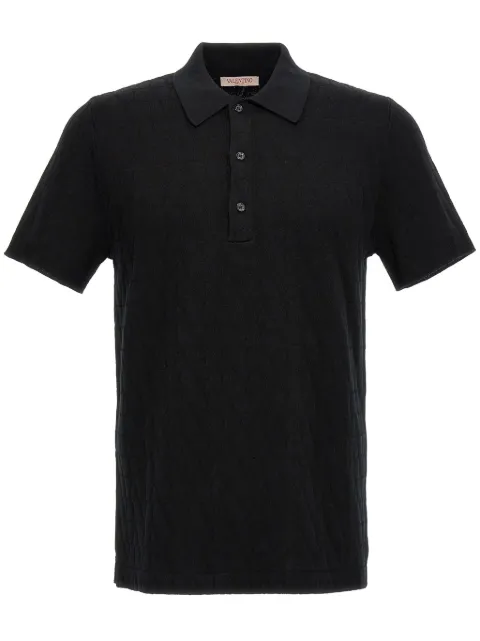 Valentino Garavani VLogo-jacquard polo shirt