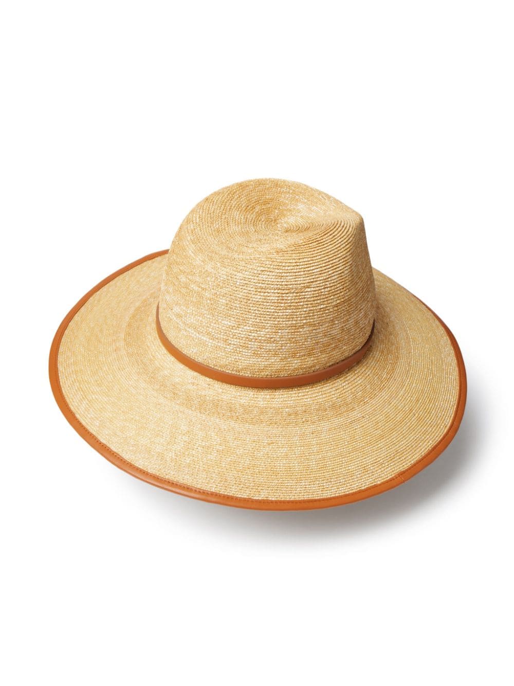 Shop Valentino Vlogo Signature Straw Fedora Hat In Neutrals