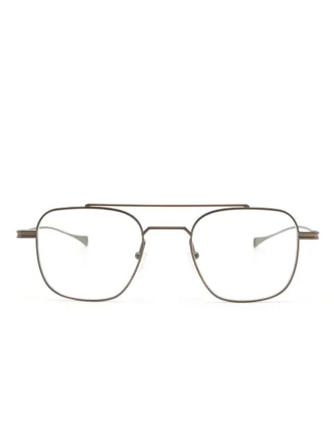 Dita Eyewear matte pilot-frame glasses