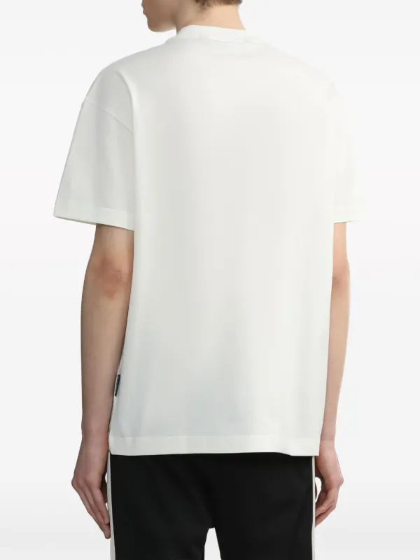 パームエンジェルス スタッズ ロゴTシャツ ホワイト Palm Angels スタッズロゴ Tシャツ | ホワイト | FARFETCH JP