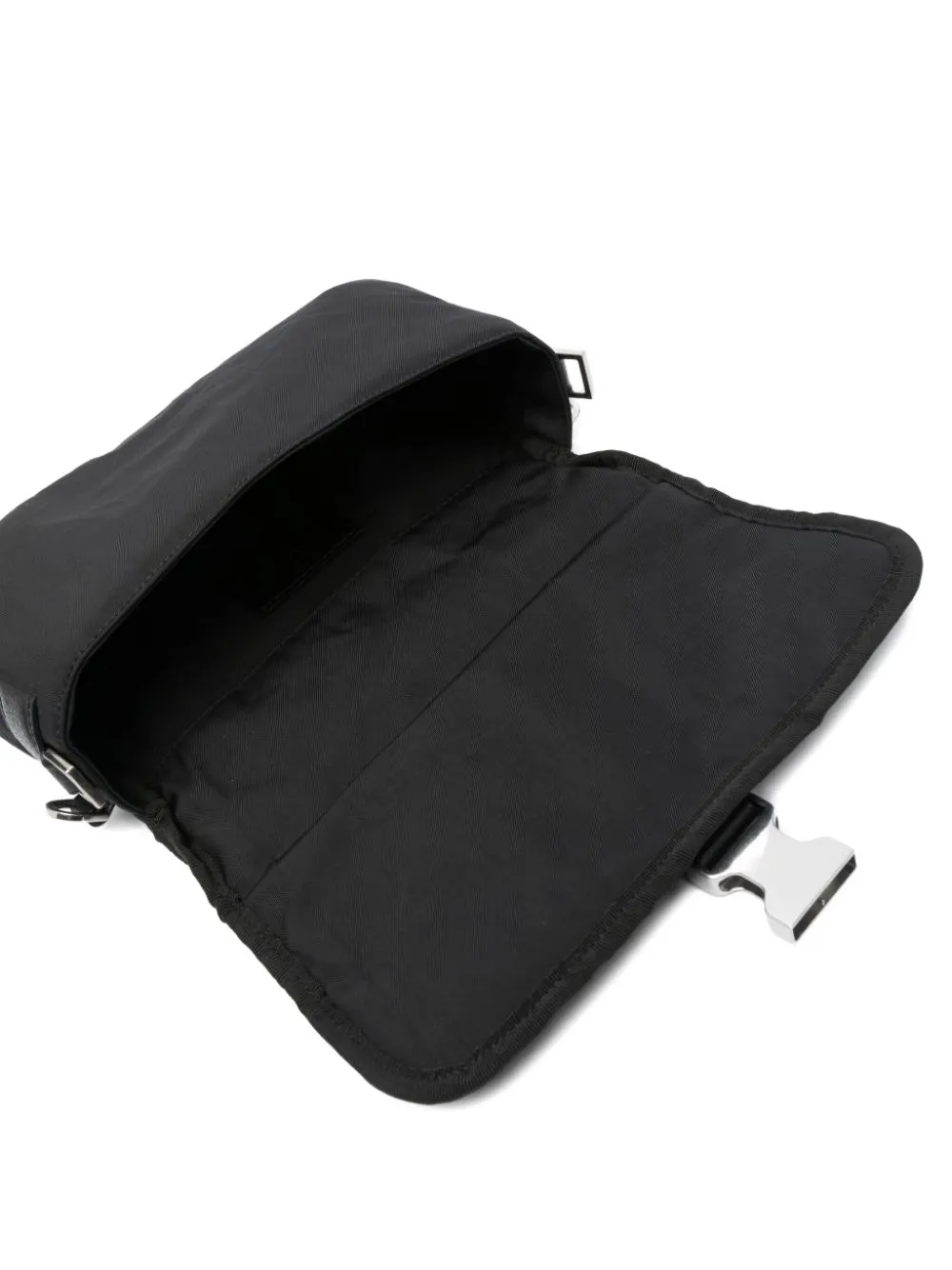 Palm Angels Schoudertas met monogram reliëf - Zwart