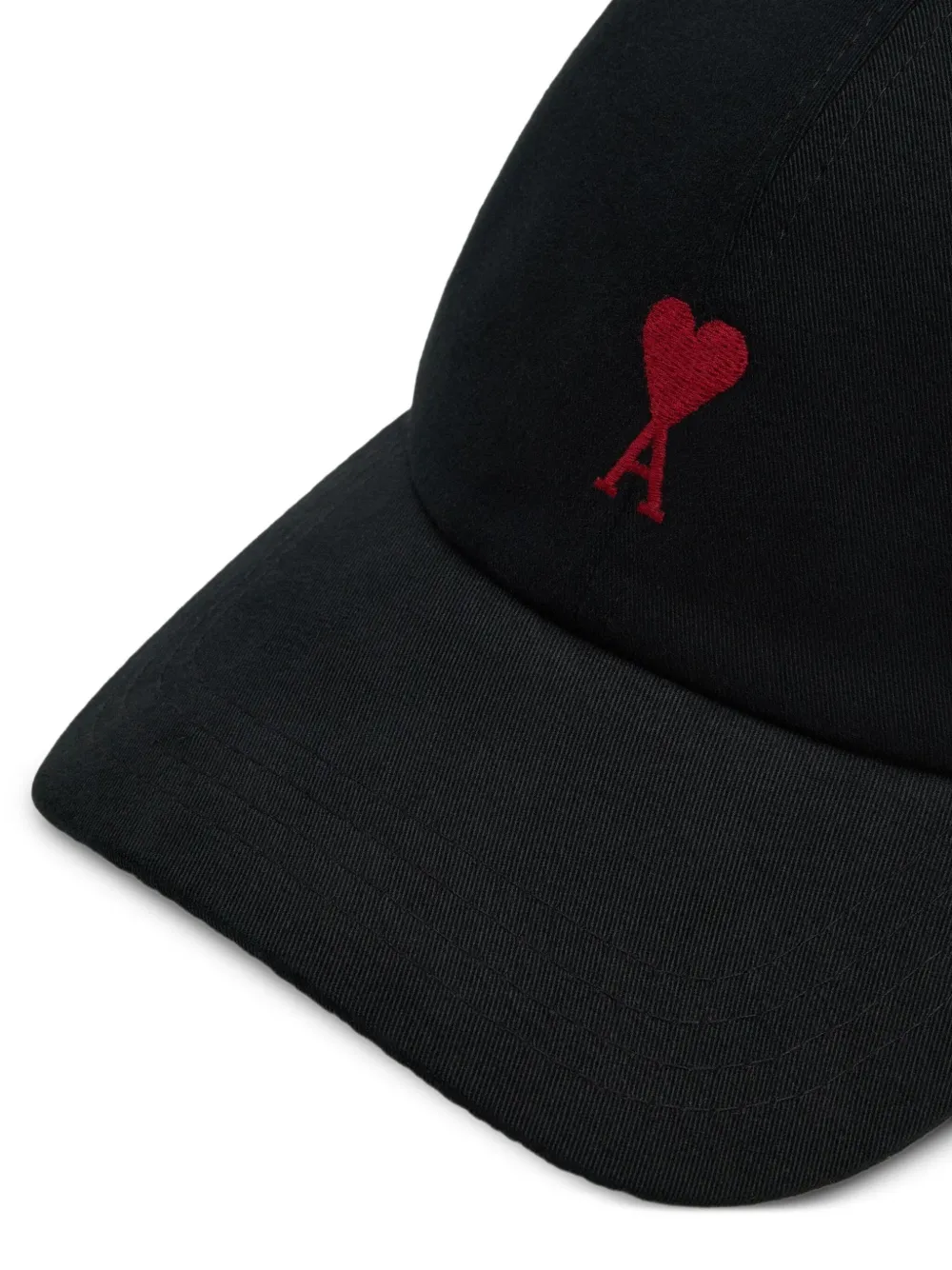 【関税&送料込】Ami Paris Ami De Coeur Black Wool Hat Black/Red Red Ami De Coeur Beanie | AMI PARIS