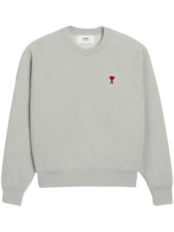 【関税&送料込】Ami Paris Grey Organic Cotton Ami De Coeur S 21820667_52829501_600.jpg