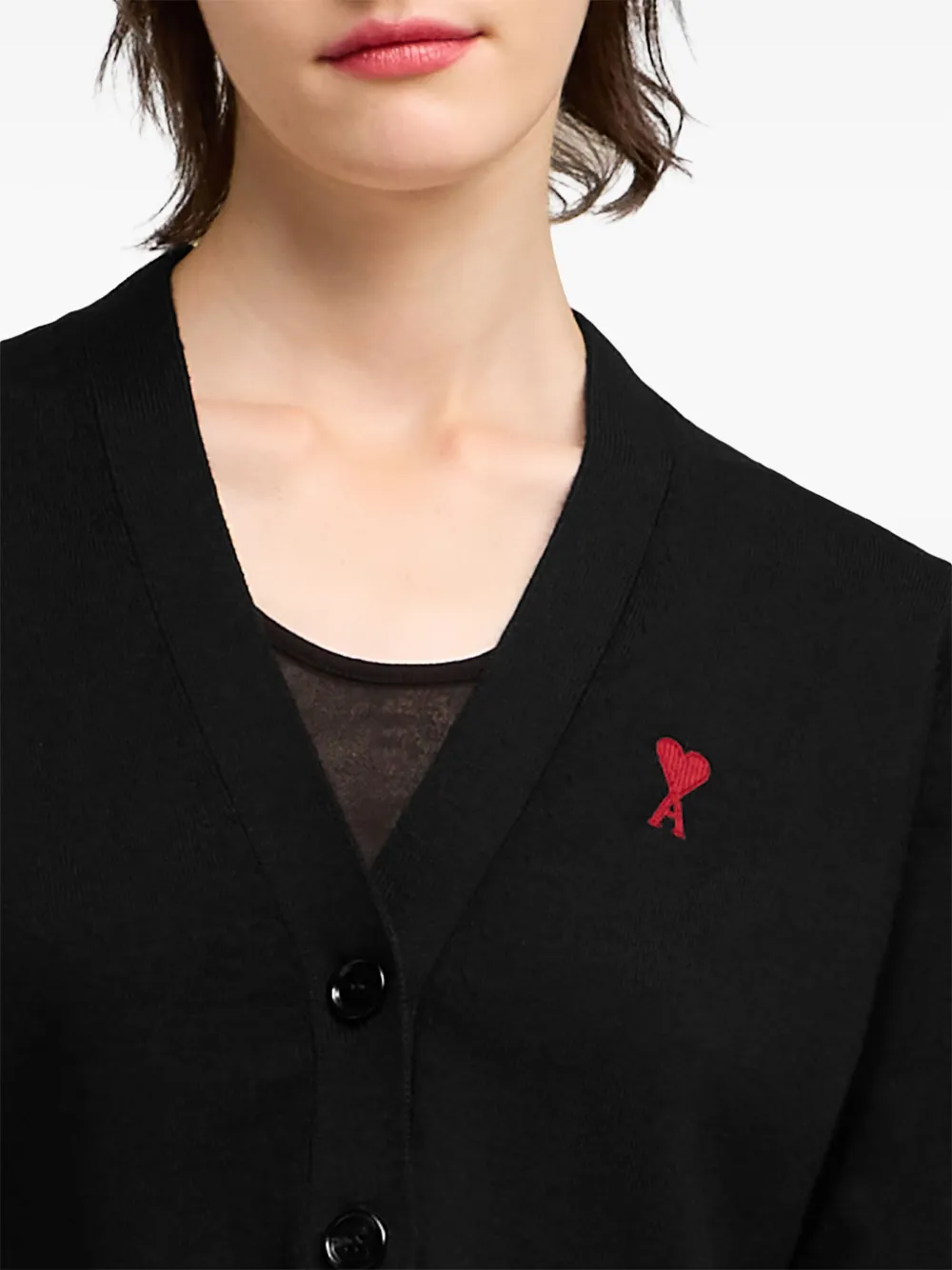 AMI Paris Cardigan Ami De Coeur | Image 6