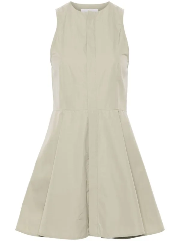 Ami Paris Flared Mini Dress in Green