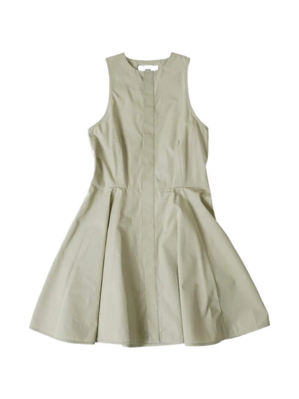  Ami Paris Flared Mini Dress - Green 