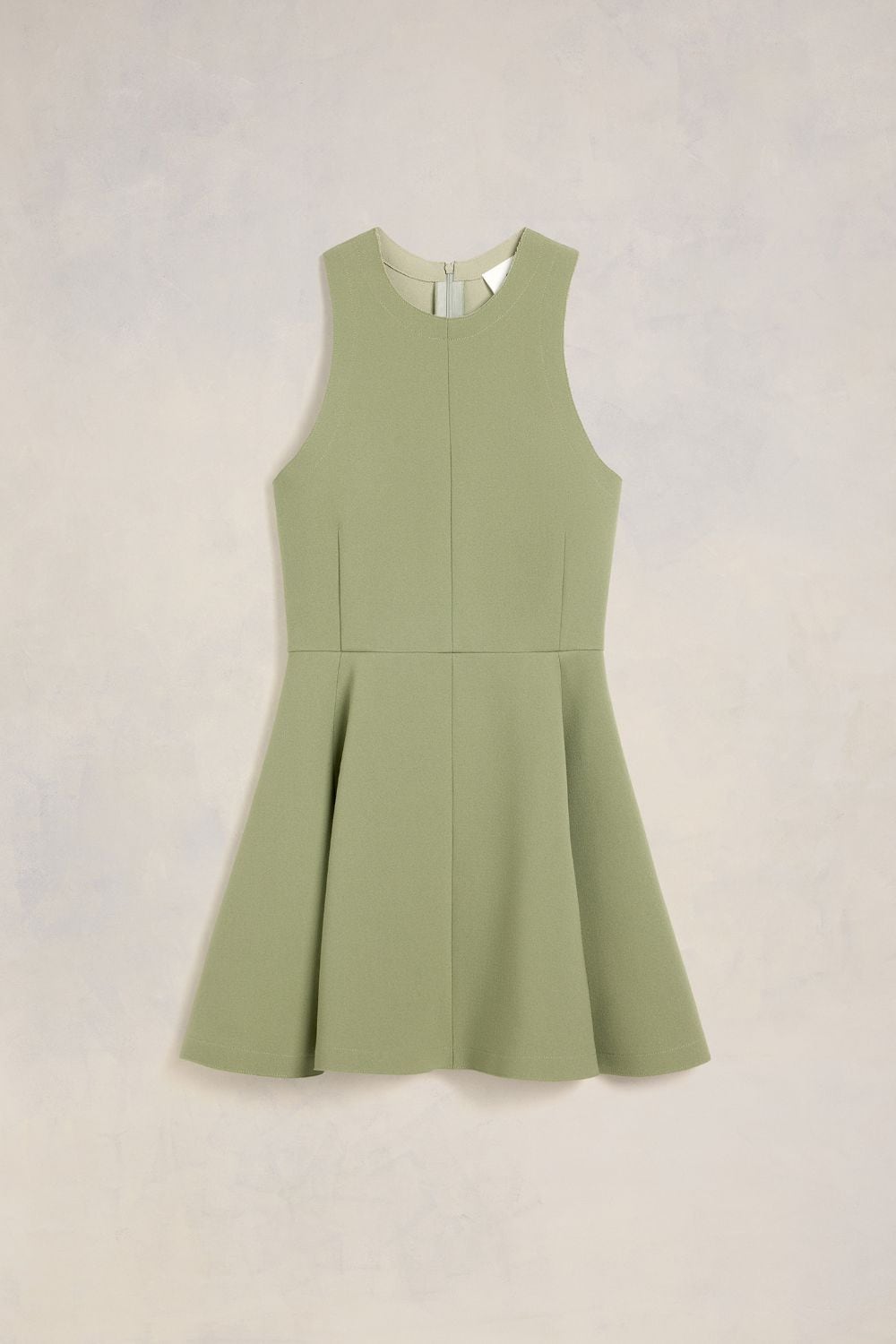 Ami Alexandre Mattiussi Short Flare Dress Green For Women