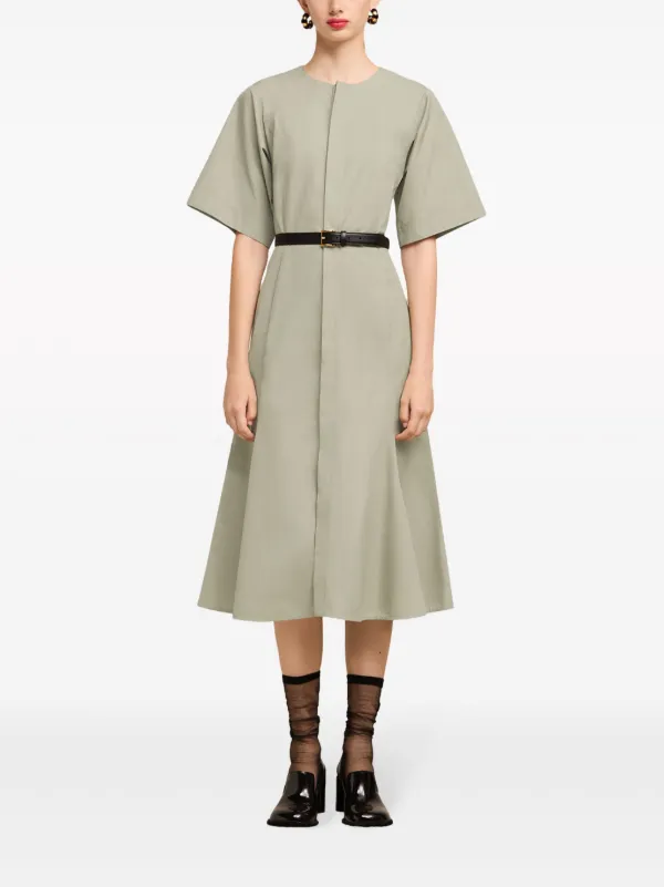 alc elvie midi dress Sylvie Linen Midi Halter Dress
