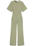 AMI Paris short-sleeve wool jumpsuit - Green