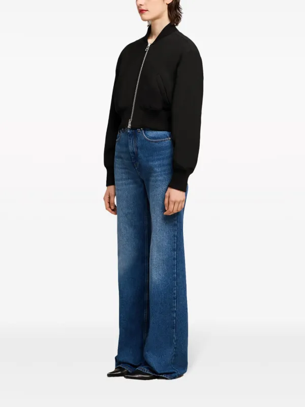 AMI Paris Padded Bomber Jacket | Black | FARFETCH