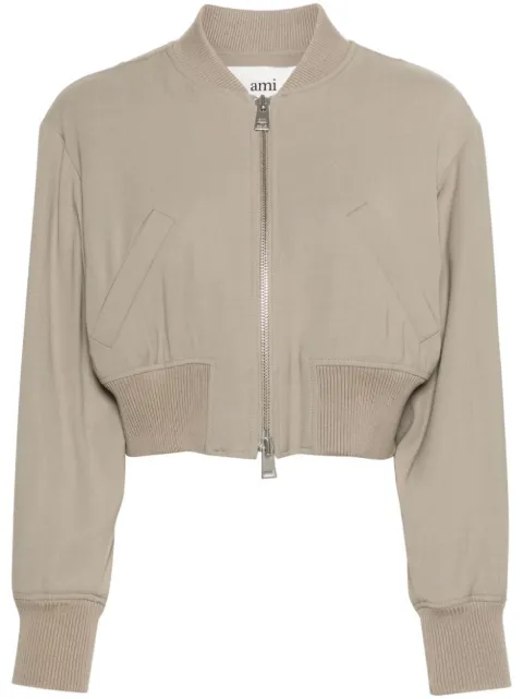 AMI Paris padded bomber jacket