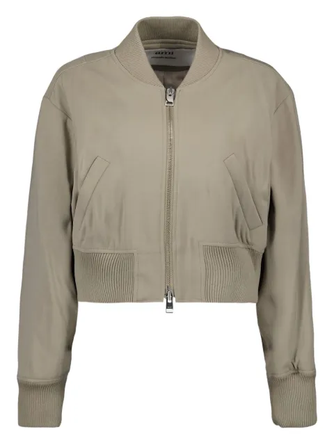 AMI Paris padded bomber jacket