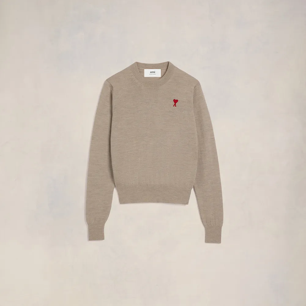 Red Ami de Coeur Sweater Neutrals for Women - M - AMI Paris