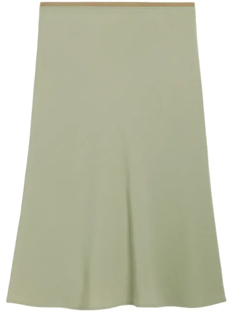 AMI Paris crepe midi skirt