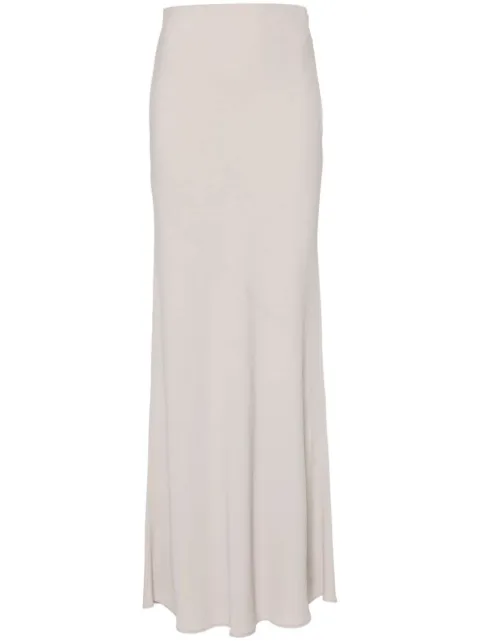 AMI Paris bias-cut maxi skirt