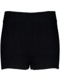 AMI Paris Ami de Coeur mini shorts - Black