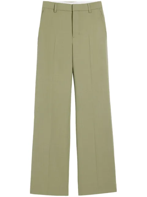 AMI Paris pantalones con tiro alto y pinzas