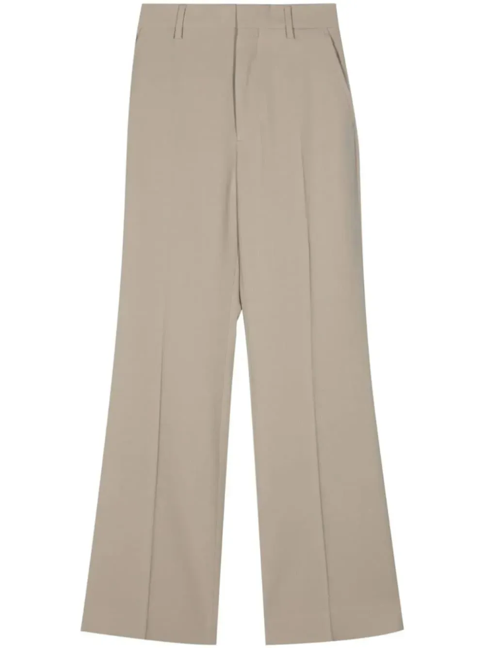 AMI Paris Flared broek Beige