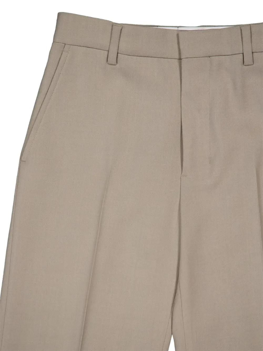 AMI Paris Flared broek Beige