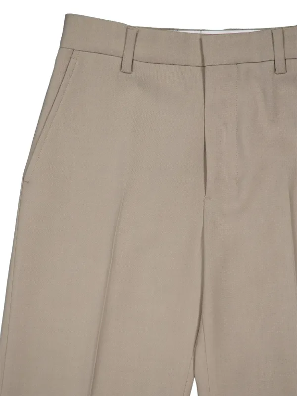 「AMI PARIS」ツイル フレアパンツ AMI Paris フレア ツイルパンツ | ブラック | FARFETCH JP
