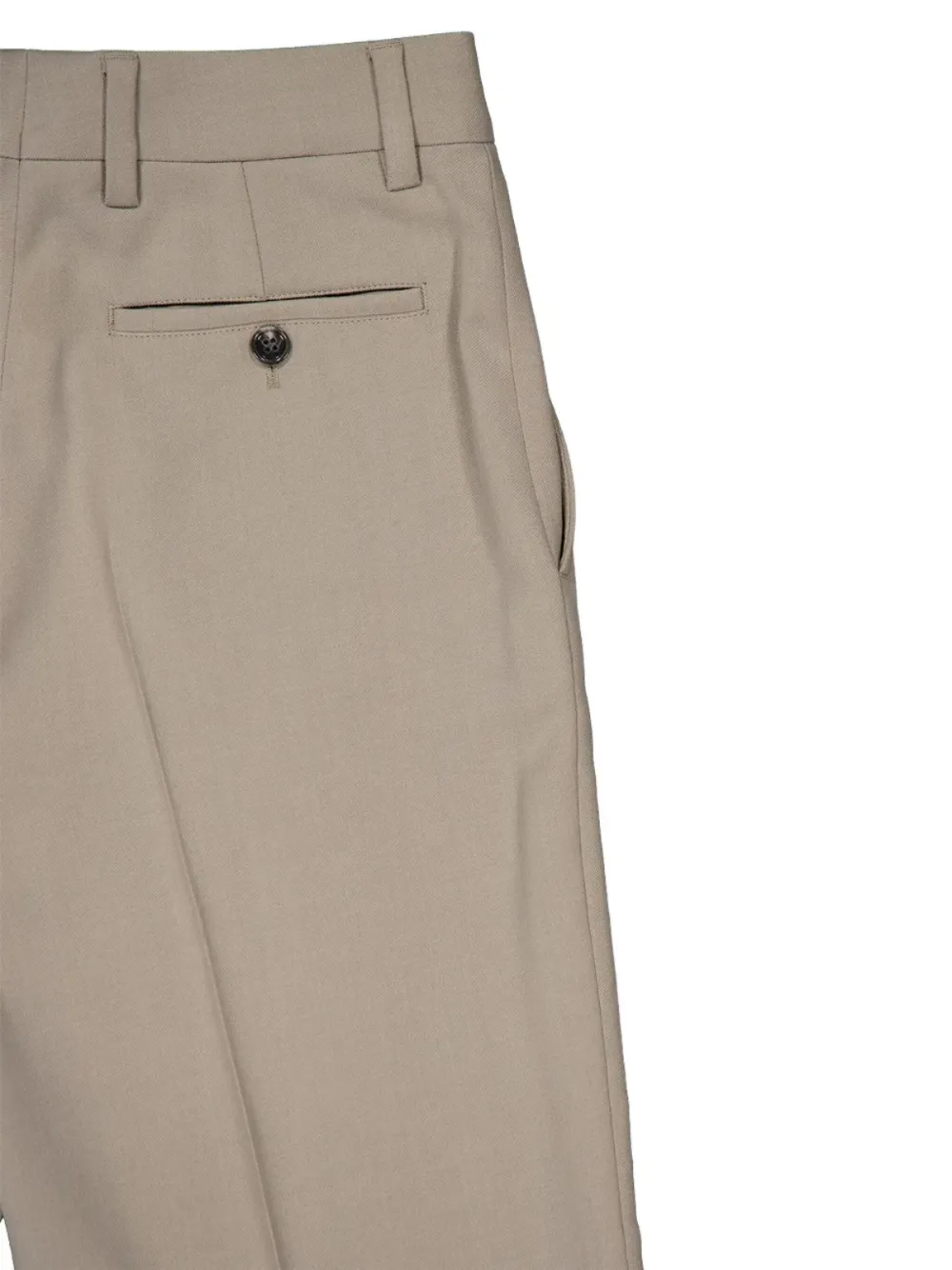 AMI Paris Flared broek Beige