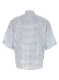 AMI Paris gingham-print shirt - Blue