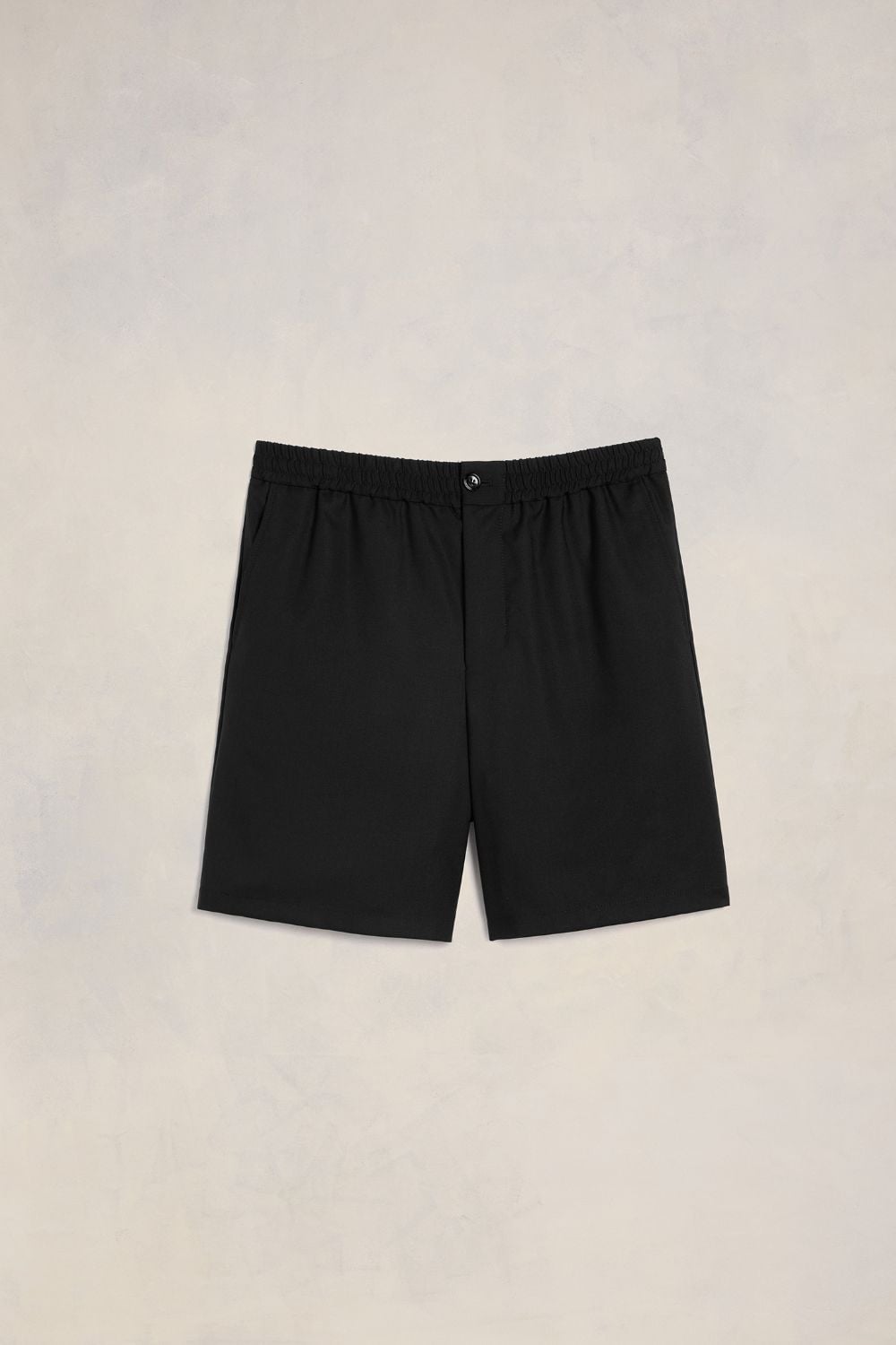 Ami Alexandre Mattiussi Elasticated Waist Shorts Black For Men