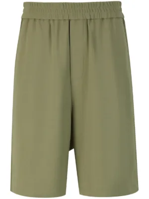 Jacquemus Juego elasticated-waist Bermuda Shorts | Green | FARFETCH CA