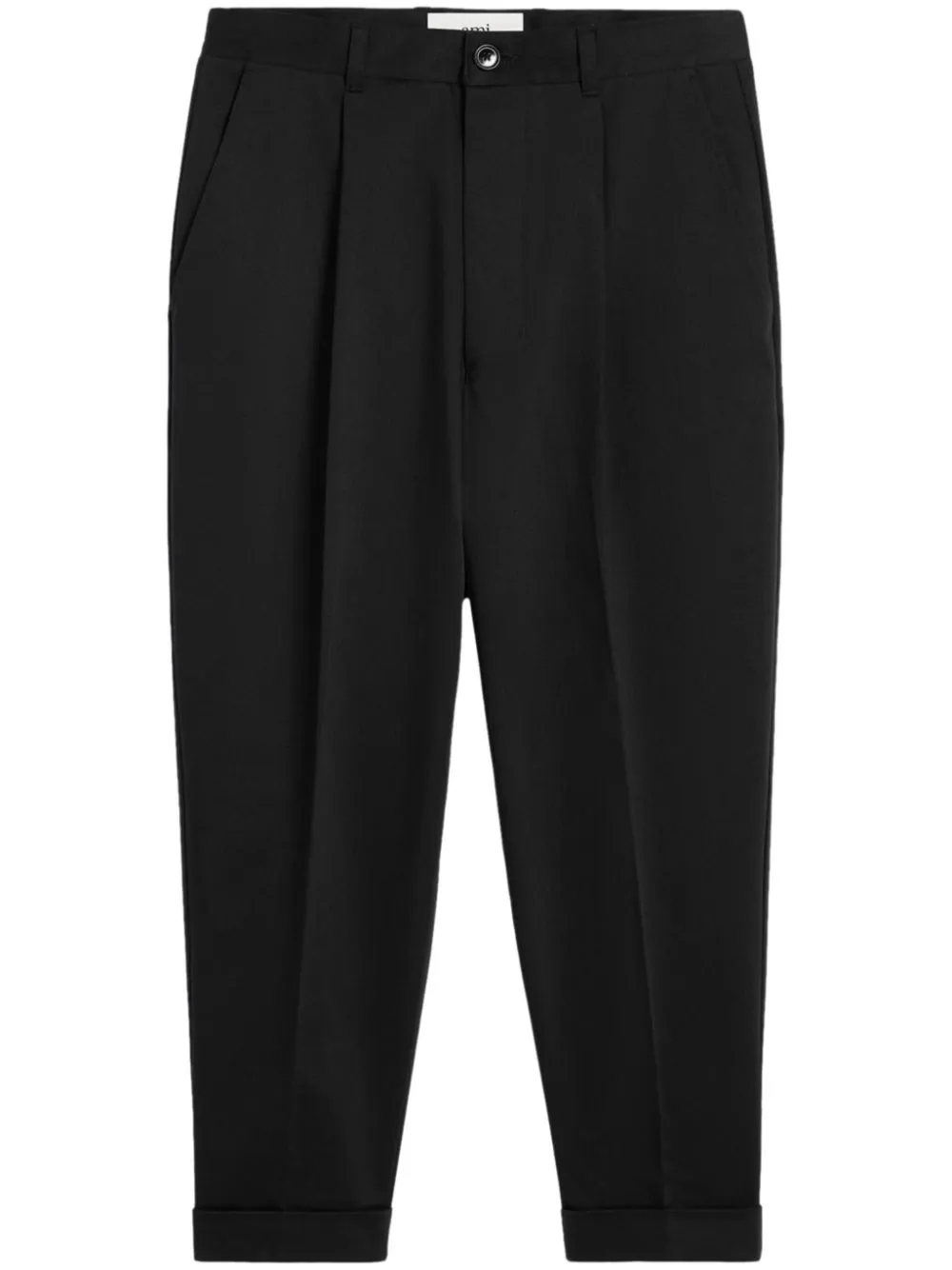 AMI ALEXANDRE MATTIUSSI TAILORED CROPPED TROUSERS