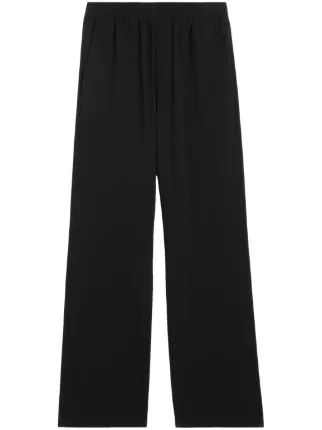 AMI Paris Ami De Coeur ワイドパンツ | ブラック | FARFETCH JP
