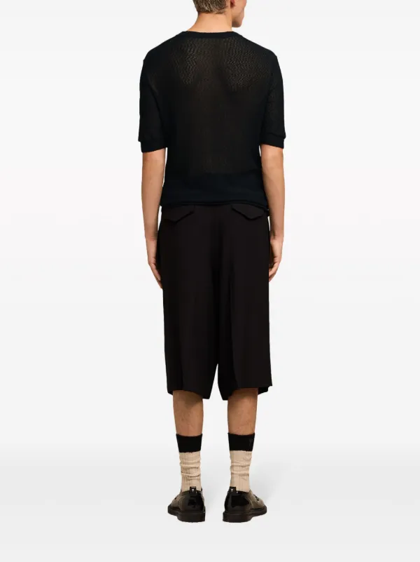 AMI Paris semi-sheer T-shirt | Black | FARFETCH