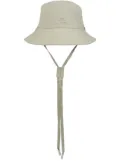 AMI Paris logo-plaque bucket hat - Green