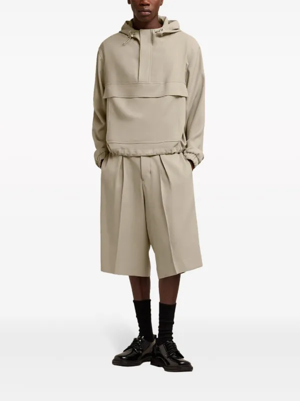 AMI amiparisウインドブレーカー フーテッド AMI Paris ウインドブレーカー | ニュートラル | FARFETCH JP