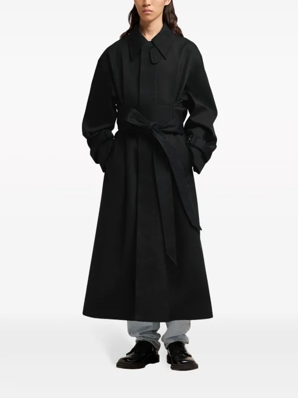 AMI Paris トレンチコート | ブラック | FARFETCH JP