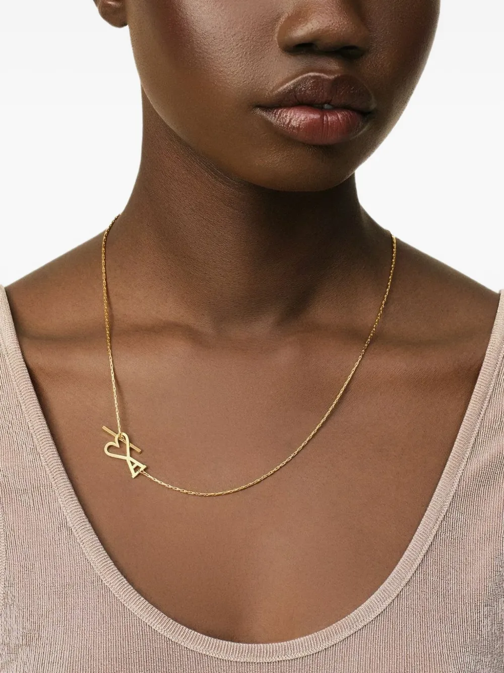 AMI Paris Ami De Coeur chain necklace | Men | Image 2