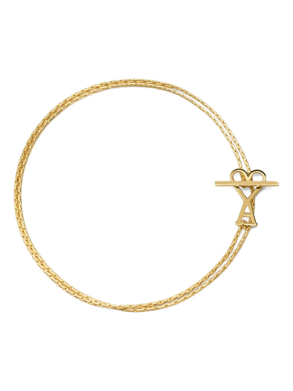 AMI Paris Ami De Coeur chain necklace | Gold | Image 1