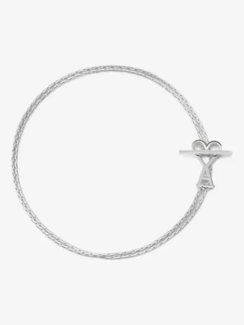 AMI Paris Ami de Coeur two-in-one chain necklace