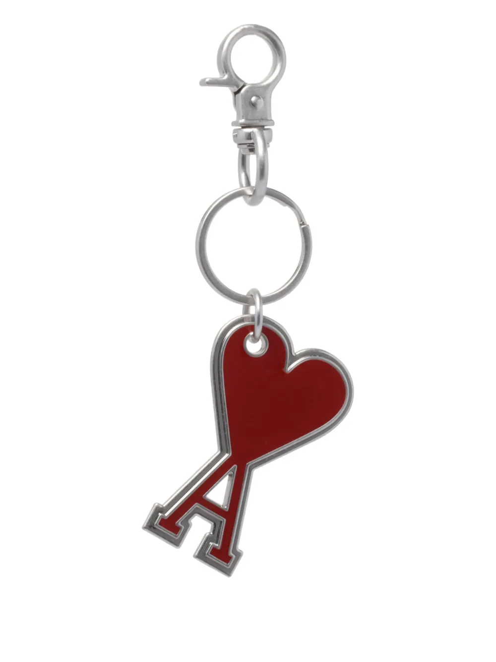 AMI Paris Ami de Coeur sleutelhanger Rood